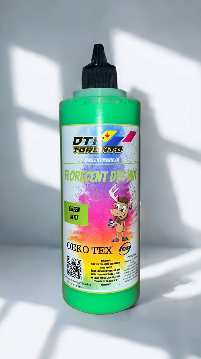 DTF INK FLORESCENT GREEN DTF TORONTO