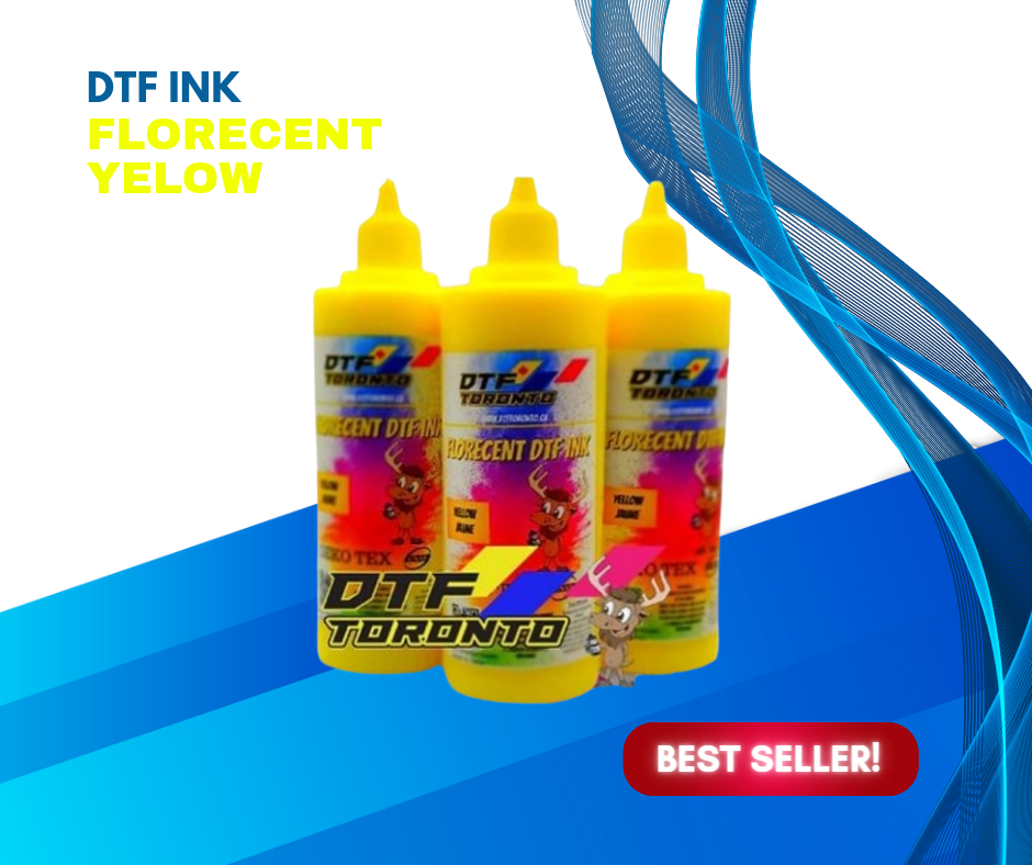 DTF FLOURESCENT INK YELLOW DTF TORONTO