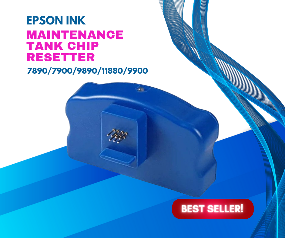 DTF EPSON INK MAINTENANCE TANK CHIP RESETTER 7890 9890 7900 9900 11880 RESET DTF TORONTO