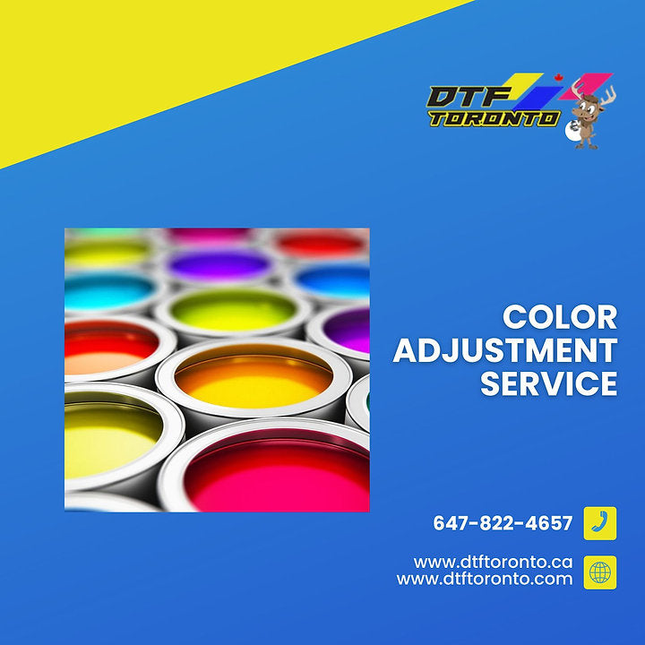 COLOR ADJUSTMENT SERVICE DTF TORONTO