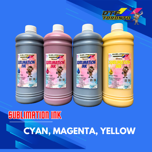 DTF SUBLIMATION INK CMYK for EPSONS DTF TORONTO