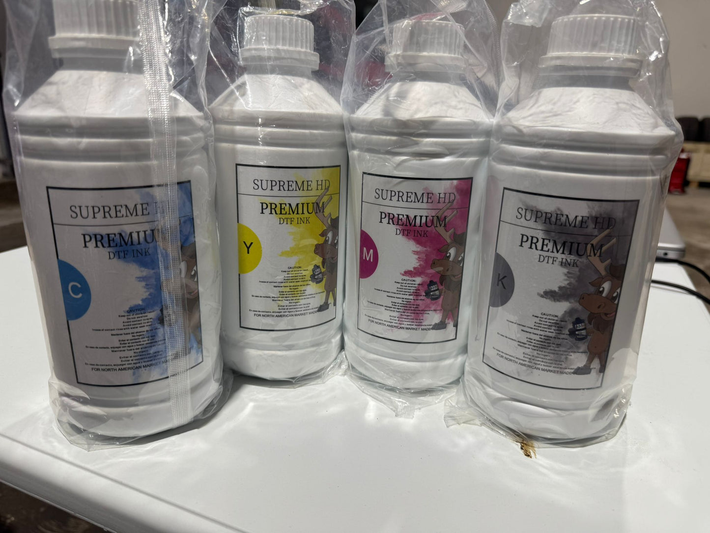 Premium Ink Bundle – 500ml CMYK + 2L White