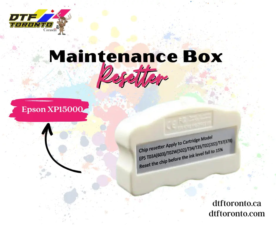 DTF(direct-to-film) Maintenance Box Resetter XP 15000