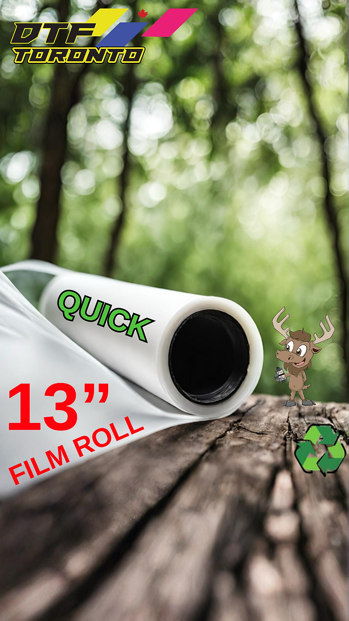 13" QUICK PEEL -DTF FILM ROLL DTF TORONTO