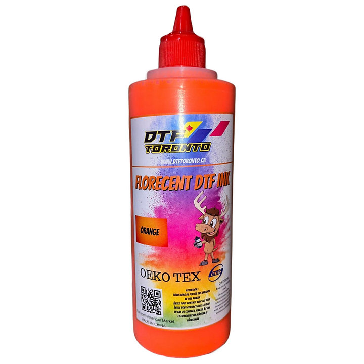DTF FLORECENT INK ORANGE DTF TORONTO