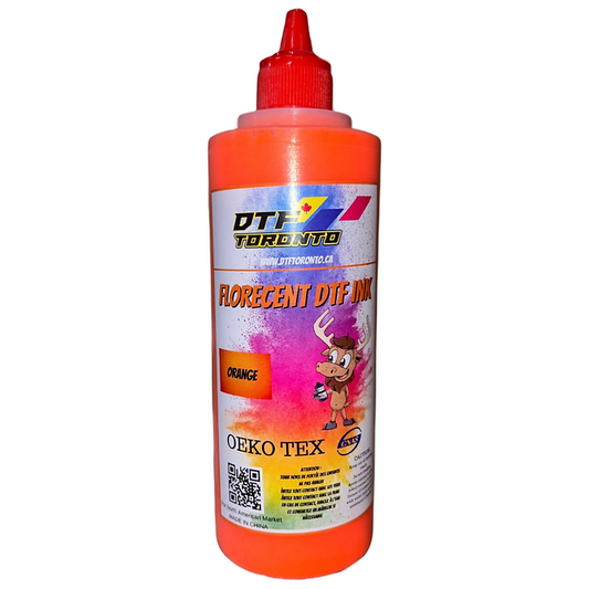 DTF FLORECENT INK ORANGE DTF TORONTO