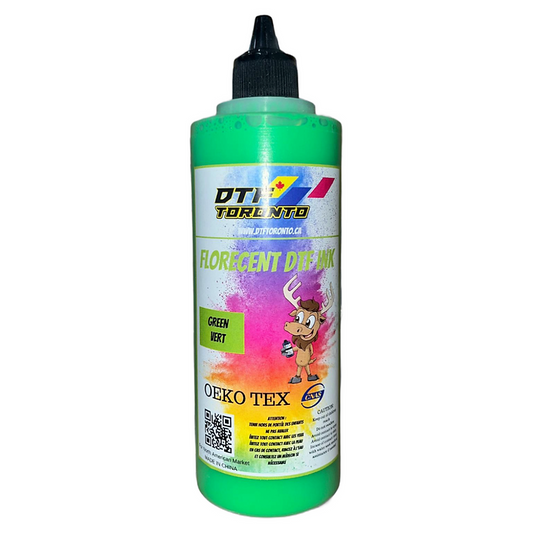 DTF INK  FLORESCENT GREEN DTF TORONTO
