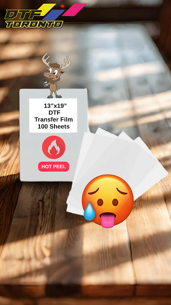 DTF Film A3 + HOT PEEL 13" X 19" 100 Sheets DTF TORONTO