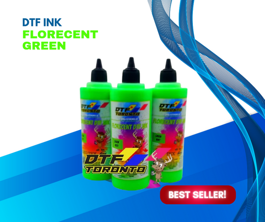 DTF FLOURESCENT INK GREEN DTF TORONTO