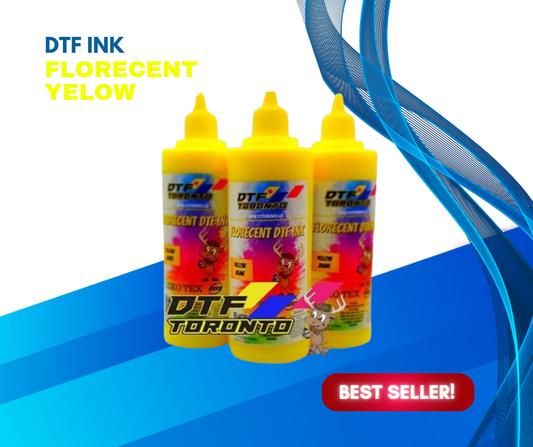 DTF FLOURESCENT  INK YELLOW DTF TORONTO