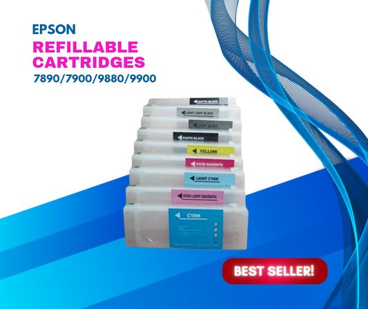 DTF EPSON 7890,7900,9880, 9900 REFILLABLE CARTRIDGES DTF TORONTO