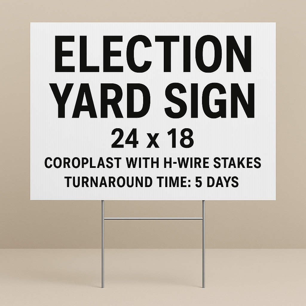 Election Yard Sign torontodtf_ca