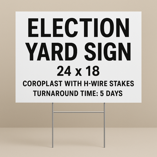 Election Yard Sign torontodtf_ca
