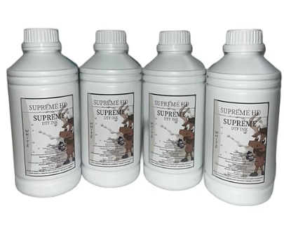 Supreme HD White Ink Bundle – 4 Liters (4 x 1L Bottles) torontodtf_ca