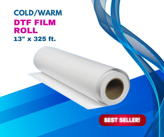 DTF FILM ROLL COLD/WARM 13'x325 FEET DTF TORONTO
