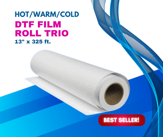 DTF TRIO 13"x325 FEET FILM ROLL HOT/WARM/COLD DTF TORONTO