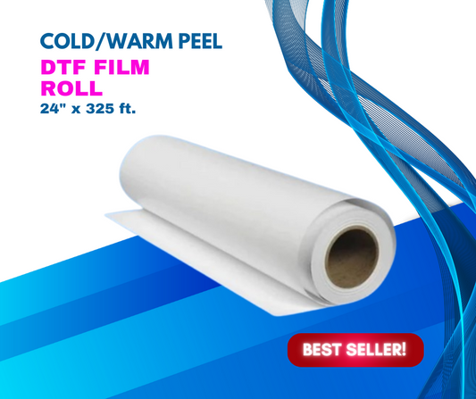 DTF COLD 24"x325 FEET FILM ROLL (COLD/WARM PEEL) DTF TORONTO