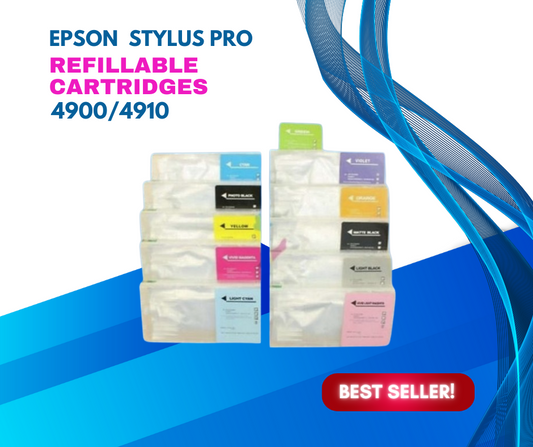 DTF EPSON STYLUS PRO 4900/4910 REFILLABLE CARTRIDGES DTF TORONTO