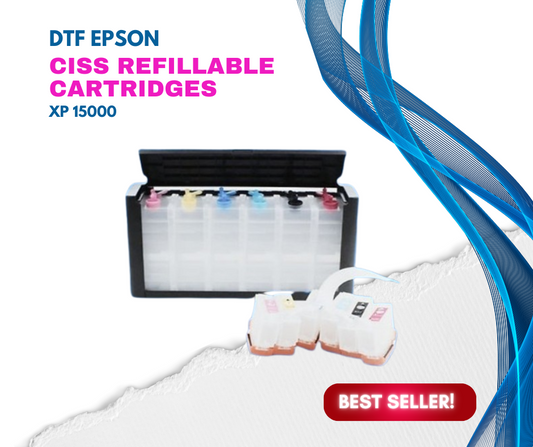 DTF EPSON XP-15000 CISS REFILLABLE CARTRIDGES DTF TORONTO