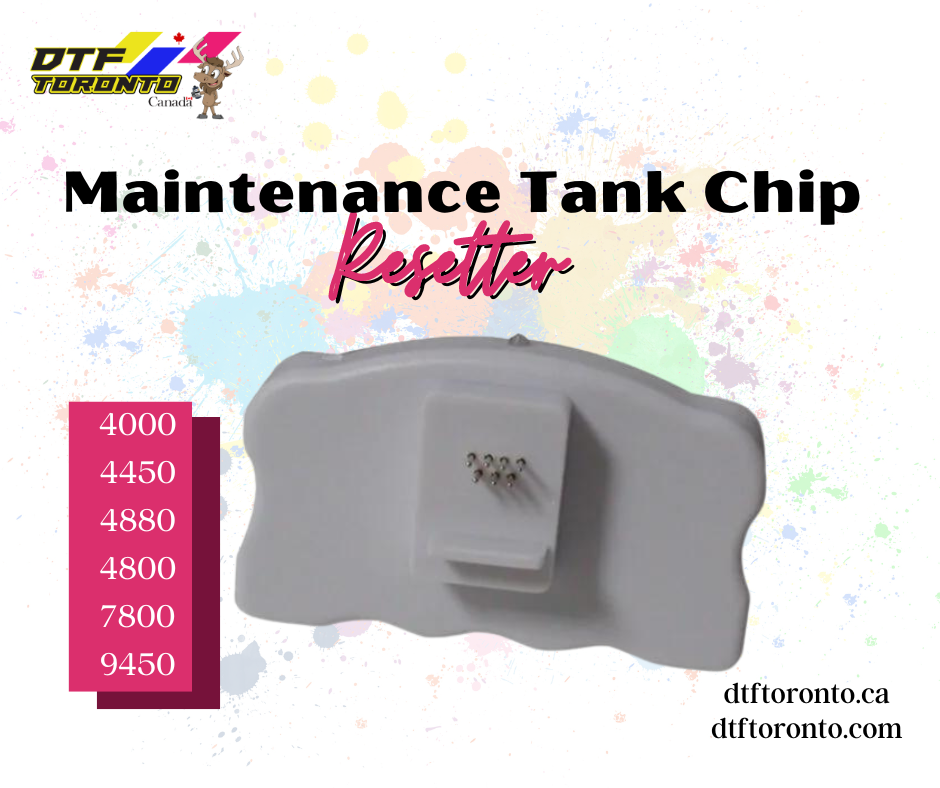 DTF(direct-to-film) Maintenance Tank Chip Resetter 4000/4450/4880/7800/9450